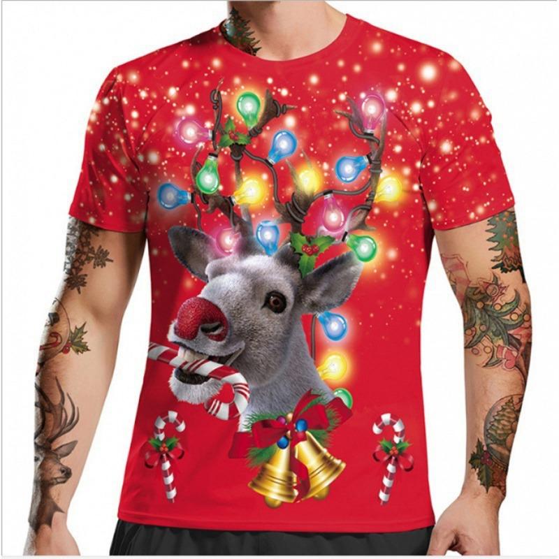 Funny Christmas T-Shirt Men Top 3D Muscle Print Tee Short Sleeve O Neck Streetwear Male Oversized Shirts Casual Harajuku Clothes L
Funny Christmas T-Shirt Men Top 3D Muscle Print Tee Short Sleeve O Neck Streetwear Male Oversized Shirts Casual Harajuku Clothes L