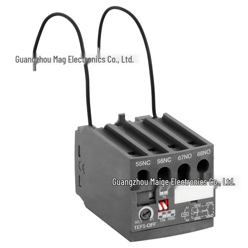 ABB TEF5 Contactor Timer Module: Energizing Delay Head TEF5-OFF & De-energizing Relay TEF5-ON. Energizing Delay Module
ABB TEF5 Contactor Timer Module: Energizing Delay Head TEF5-OFF & De-energizing Relay TEF5-ON. Energizing Delay Module