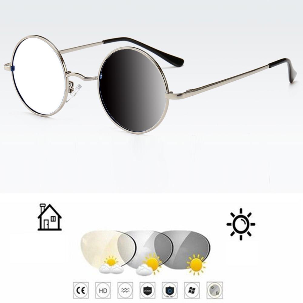 Spring Hinge Retro Round Ultralight Photochromic Grey Reading Glasses +0.75 +1 +1.25 +1.5 +1.75 +2 +2.25 +2.5 +2.75 To +4 +300 срібний
Spring Hinge Retro Round Ultralight Photochromic Grey Reading Glasses +0.75 +1 +1.25 +1.5 +1.75 +2 +2.25 +2.5 +2.75 To +4 +300 срібний