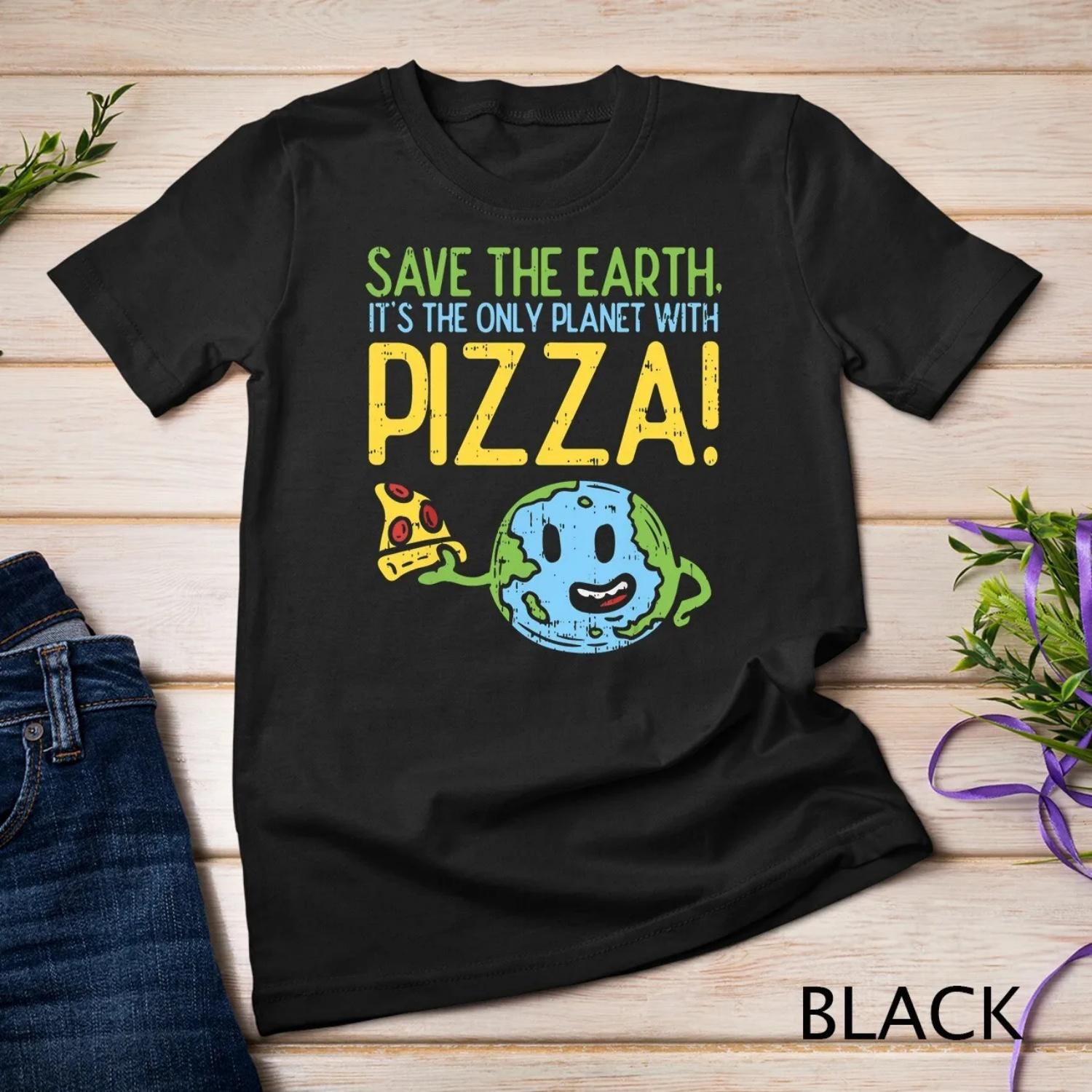 Save The Earth Its Only Planet With Pizza T Shirt Food XXXXXL чорний
Save The Earth Its Only Planet With Pizza T Shirt Food XXXXXL чорний
