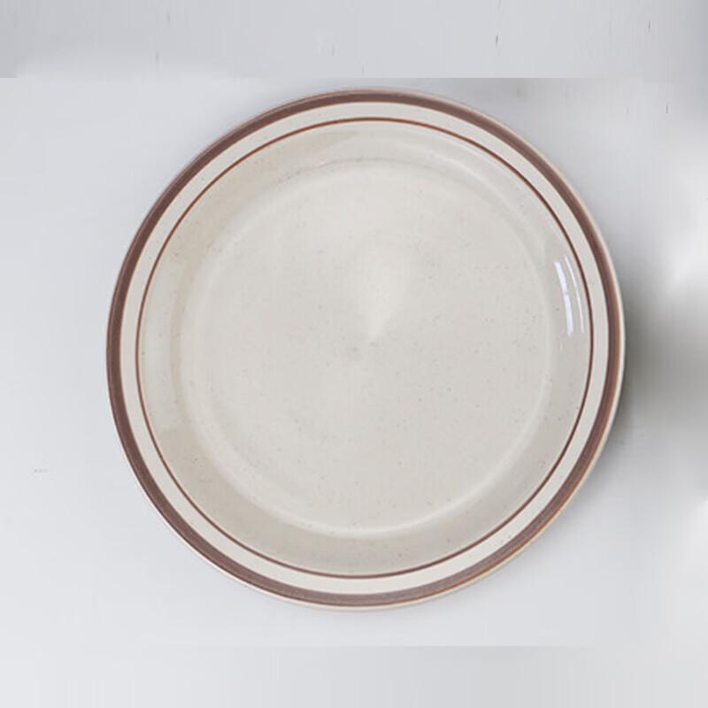 Abay European Style Brown Rim Ceramic Dinner Plate
Abay European Style Brown Rim Ceramic Dinner Plate