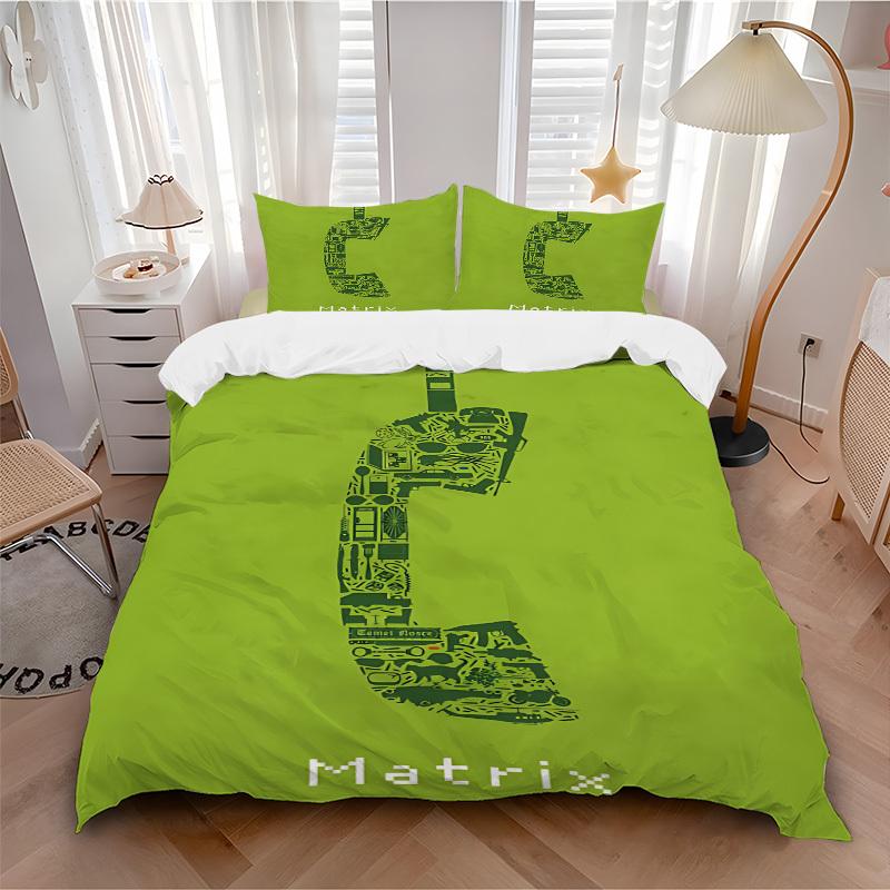 3pcs The Matrix Bedding Set, Soft Polyester Duvet Cover and Pillowcases Machine Washable Seasons all suitable 29 135x200cm
3pcs The Matrix Bedding Set, Soft Polyester Duvet Cover and Pillowcases Machine Washable Seasons all suitable 29 135x200cm