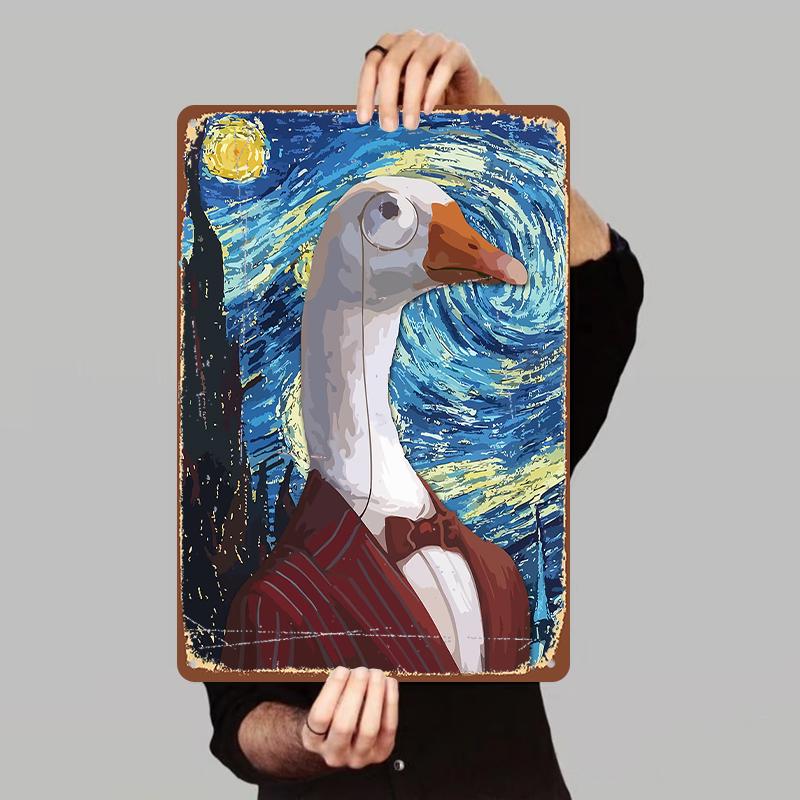 Van Gogh Starry Night Art Mr Goose Custom Metal Tin Painting Living RoomWall Decor Creative Home Gift 7.9x11.8In(20x30cm)
Van Gogh Starry Night Art Mr Goose Custom Metal Tin Painting Living RoomWall Decor Creative Home Gift 7.9x11.8In(20x30cm)