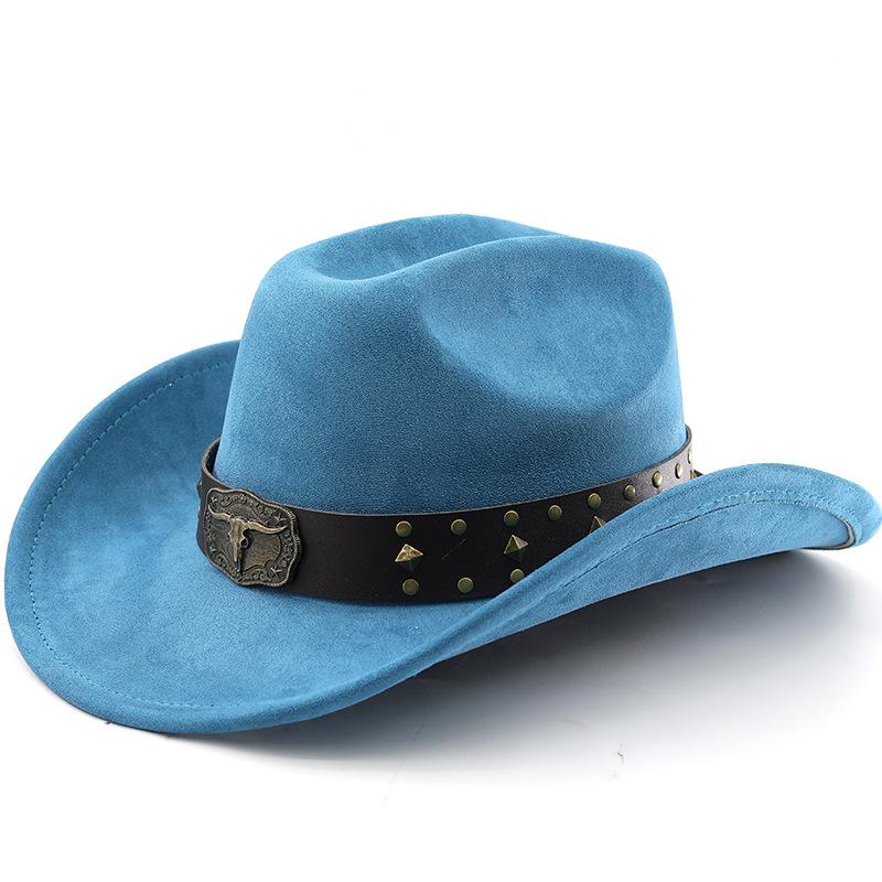 Women Men Classic Felt Shapeable Wide Brim Western Suede Hat for Cowboys and Cowgirls
Women Men Classic Felt Shapeable Wide Brim Western Suede Hat for Cowboys and Cowgirls