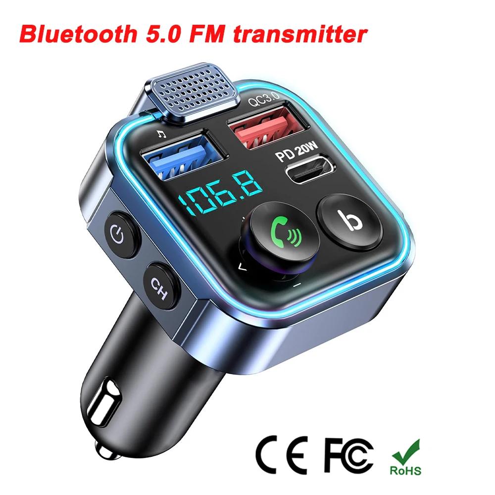 Bluetooth 5.0 FM-передатчик беспроводной радиоадаптер автомобильный комплект с Type-C PD 20 Вт QC3.0 быстрое зарядное устройство поддерживает U Disk Color Light
Bluetooth 5.0 FM-передатчик беспроводной радиоадаптер автомобильный комплект с Type-C PD 20 Вт QC3.0 быстрое зарядное устройство поддерживает U Disk Color Light