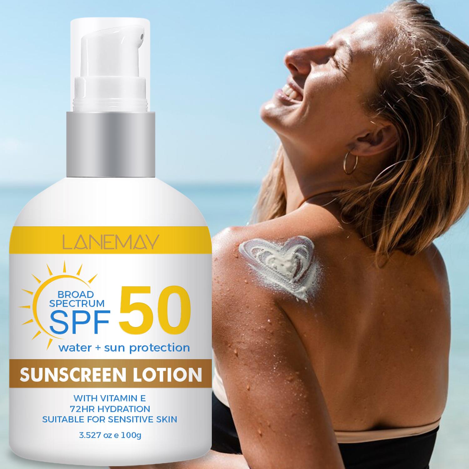 72HR Hydration Sunscreen Lotion - With Vitamin E, Hydrates and Locks in Moisture For Dry Skin - Suitable For Sensitive Skin,100g
72HR Hydration Sunscreen Lotion - With Vitamin E, Hydrates and Locks in Moisture For Dry Skin - Suitable For Sensitive Skin,100g