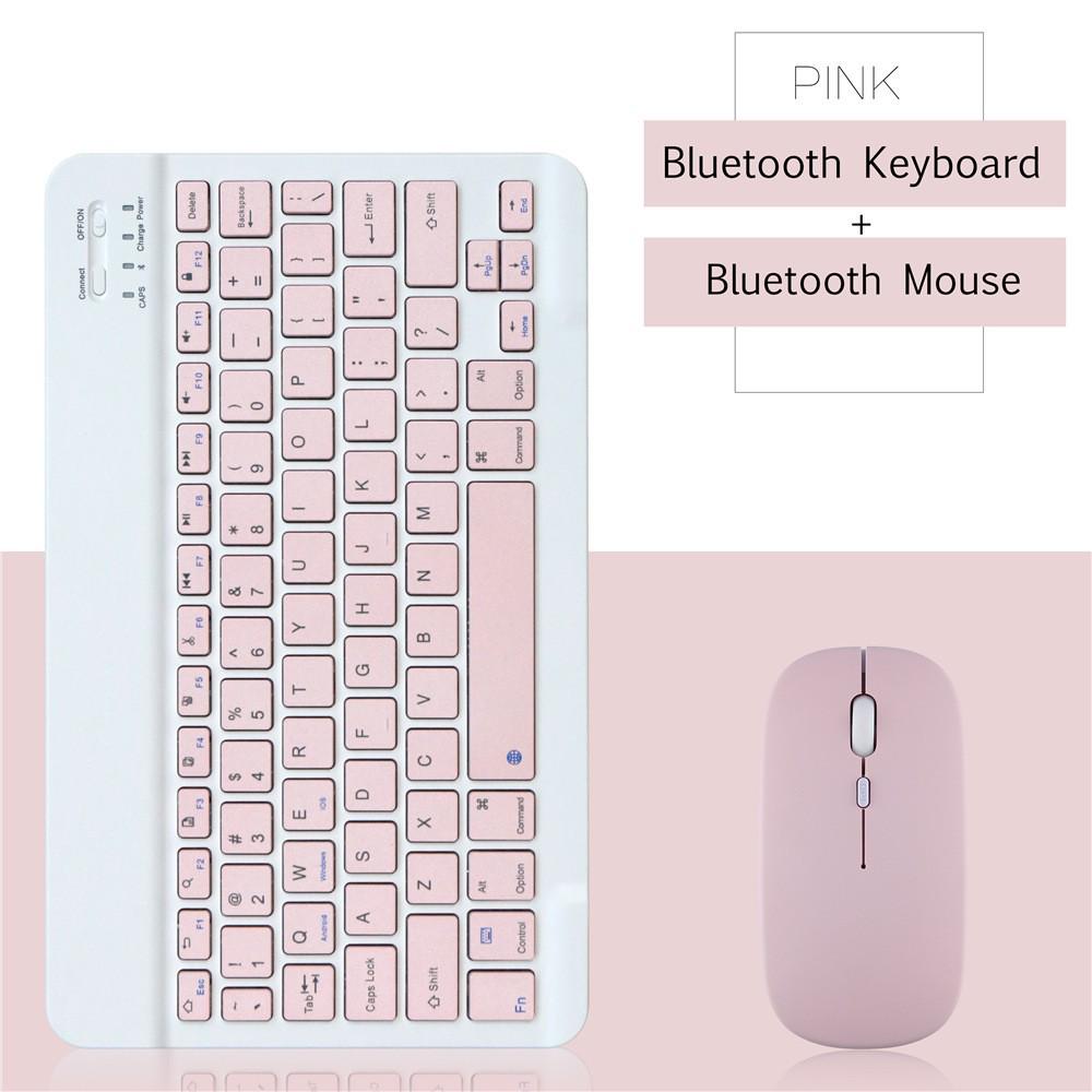 Universal Bluetooth Keyboard & Mouse Set - Mini, Thin, Portable for Tablets & Phones Bluetooth Keyboard + Single-Mode Mouse
Universal Bluetooth Keyboard & Mouse Set - Mini, Thin, Portable for Tablets & Phones Bluetooth Keyboard + Single-Mode Mouse