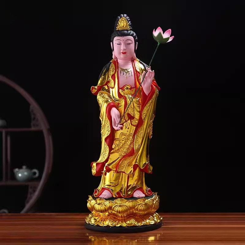 The Western Three Saints Amitabha Statue for Worship, Guanyin Avalokitesvara Bodhisattva, Great Strength Resin Buddha, 12in
The Western Three Saints Amitabha Statue for Worship, Guanyin Avalokitesvara Bodhisattva, Great Strength Resin Buddha, 12in