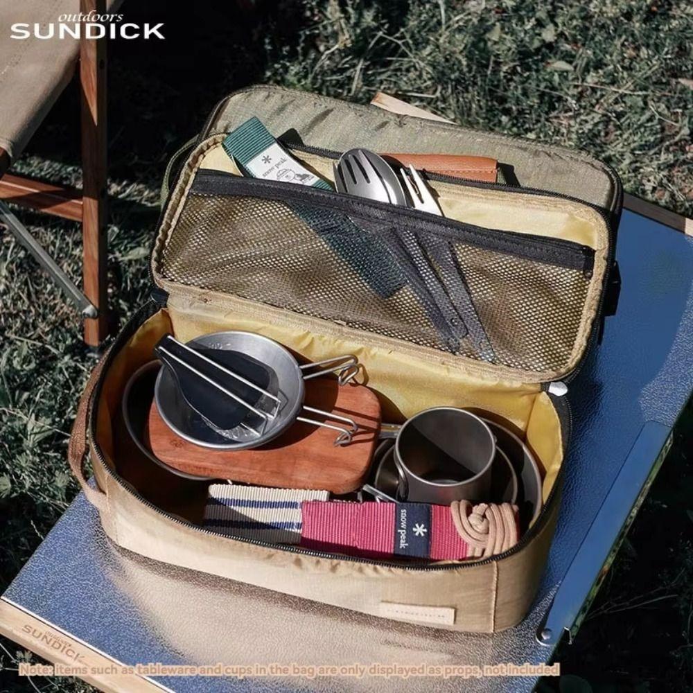 Lightweight Tableware Classification Storage Bag Waterproof Fabric Handheld Sorting Bag Barbecue хакі
Lightweight Tableware Classification Storage Bag Waterproof Fabric Handheld Sorting Bag Barbecue хакі