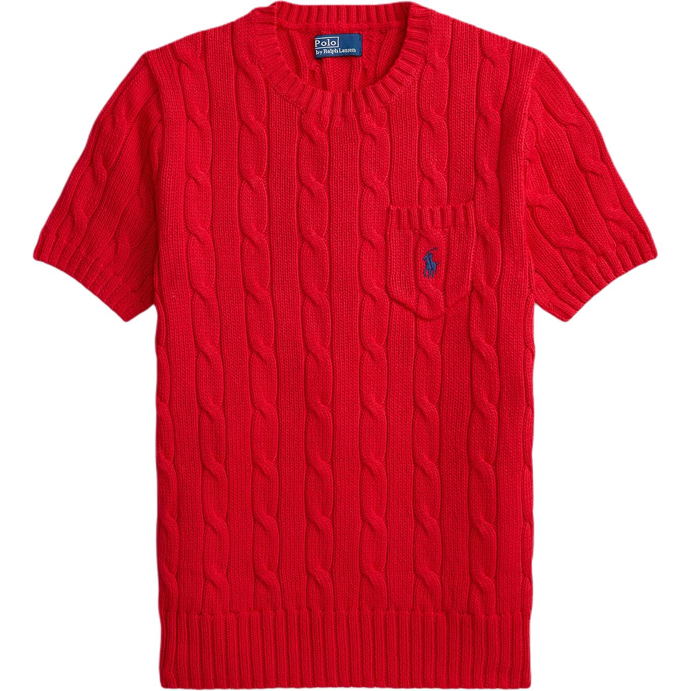 Polo Ralph Lauren Однотонный хлопковый вязаный топ с круглым вырезом и коротким рукавом Женские топы 211971873503 XS
Polo Ralph Lauren Однотонный хлопковый вязаный топ с круглым вырезом и коротким рукавом Женские топы 211971873503 XS