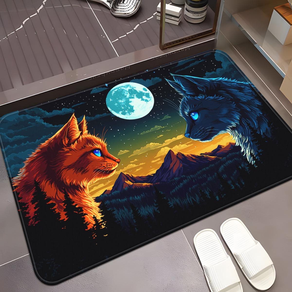 1pc Fox & Wolf Under Moonlit Sky HD Printed Non-Slip Door Mat - Absorbent Machine Washable Polyester Mat for Indoor/Outdoor Use 40x60cm
1pc Fox & Wolf Under Moonlit Sky HD Printed Non-Slip Door Mat - Absorbent Machine Washable Polyester Mat for Indoor/Outdoor Use 40x60cm