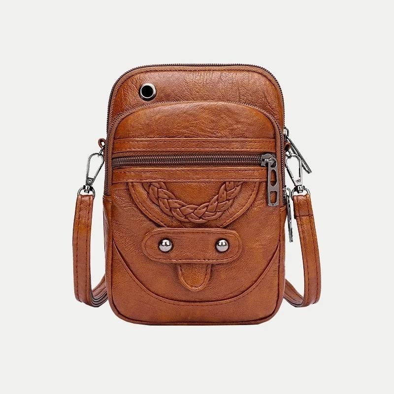 Rossbody New Texture Shoulder Bag Soft Leather Western Style Mature Fashion Retro Small Bag Suitable Ladies All-match Bag коричневий
Rossbody New Texture Shoulder Bag Soft Leather Western Style Mature Fashion Retro Small Bag Suitable Ladies All-match Bag коричневий