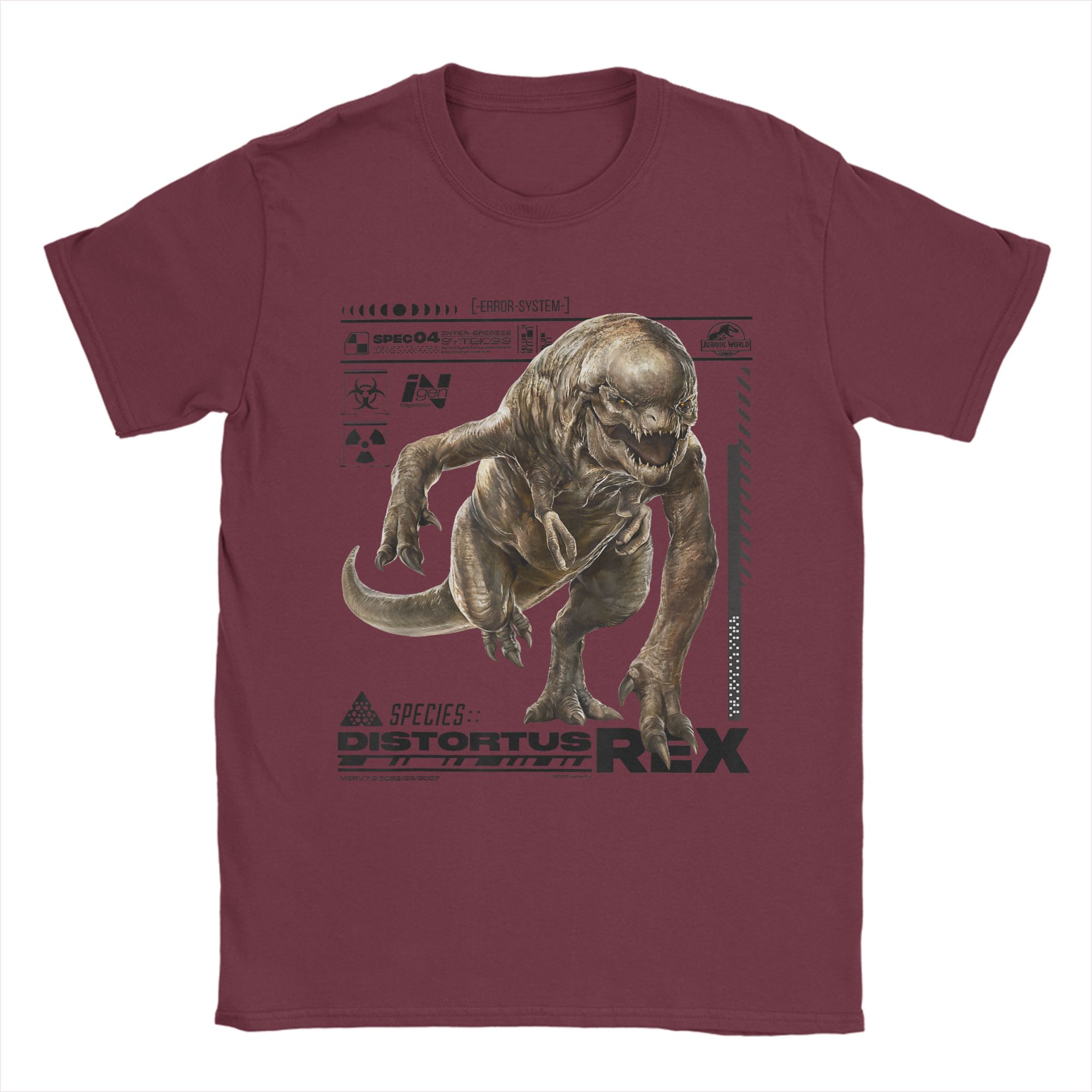 Jurassic World Rebirth Distortus Rex Ingen Species File Футболки Чоловічі Футболки з Чистої Бавовни Футболка з Коротким Рукавом Одяг 2XL
Jurassic World Rebirth Distortus Rex Ingen Species File Футболки Чоловічі Футболки з Чистої Бавовни Футболка з Коротким Рукавом Одяг 2XL