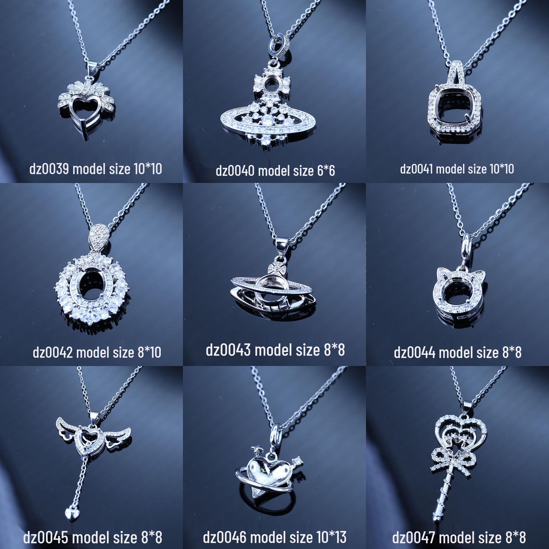 2025 Twelve Constellations Necklace: 10x10 Pendant & Clavicle Chain with Empty Setting - Niche Design Platinum Plated
2025 Twelve Constellations Necklace: 10x10 Pendant & Clavicle Chain with Empty Setting - Niche Design Platinum Plated