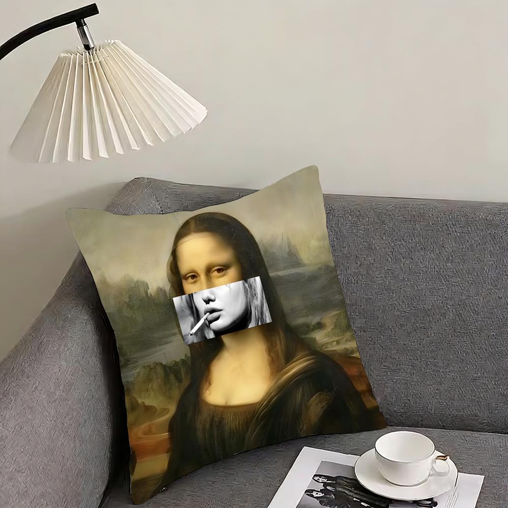 Mona Lisa Art Cushion Cover Pillowcase Ultra Soft Skin Friendly Fabric Cloud Like Comfort Concealed Zipper 30x30cm
Mona Lisa Art Cushion Cover Pillowcase Ultra Soft Skin Friendly Fabric Cloud Like Comfort Concealed Zipper 30x30cm