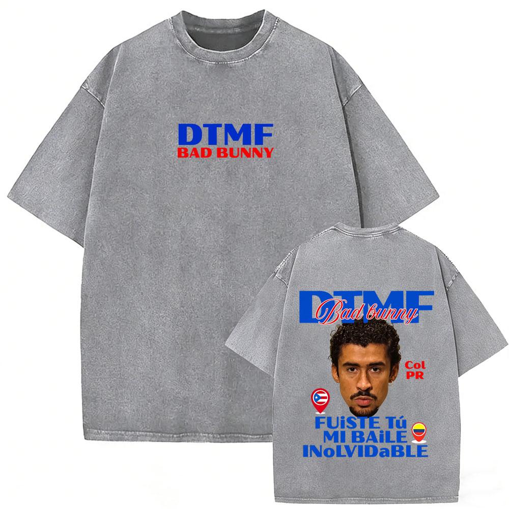 Rapper Bad Bunny Washed Vintage Tshirt DeBi TiRAR MaS FOToS DTMF Tour T Shirts Mens Women Fashion Hip Hop Casual Tshirts S
Rapper Bad Bunny Washed Vintage Tshirt DeBi TiRAR MaS FOToS DTMF Tour T Shirts Mens Women Fashion Hip Hop Casual Tshirts S