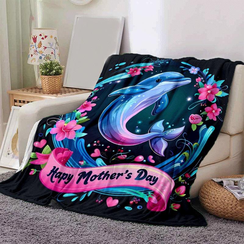 1pc Dolphin Printing Lightweight Flannel Blanket, Comfortable and Warm Blanket, for Camping Sofa Bed and Couch Office, in All Seasons 130cmx150cm
1pc Dolphin Printing Lightweight Flannel Blanket, Comfortable and Warm Blanket, for Camping Sofa Bed and Couch Office, in All Seasons 130cmx150cm