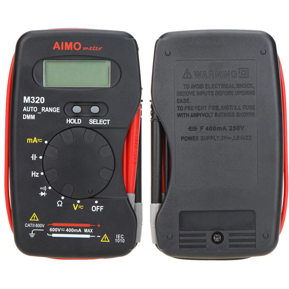 AIMO M320 Карманный портативный цифровой ЖК-мультиметр DMM Данные измерения емкости частоты
AIMO M320 Карманный портативный цифровой ЖК-мультиметр DMM Данные измерения емкости частоты