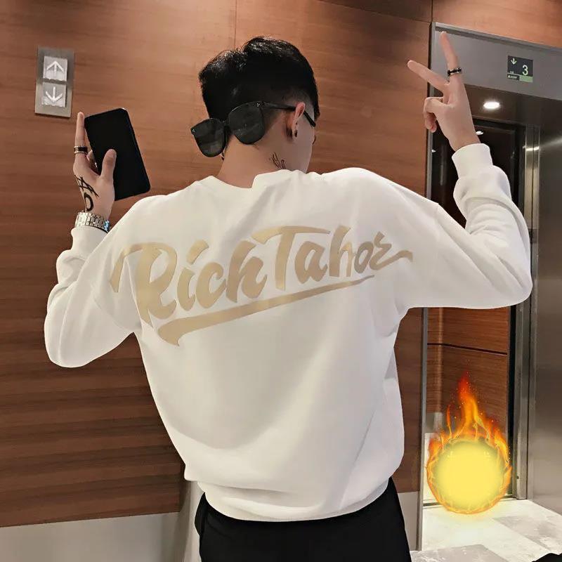 Зимний теплый бархатный пуловер с длинными рукавами, мужской универсальный свитер с круглым вырезом XXXL
Зимний теплый бархатный пуловер с длинными рукавами, мужской универсальный свитер с круглым вырезом XXXL