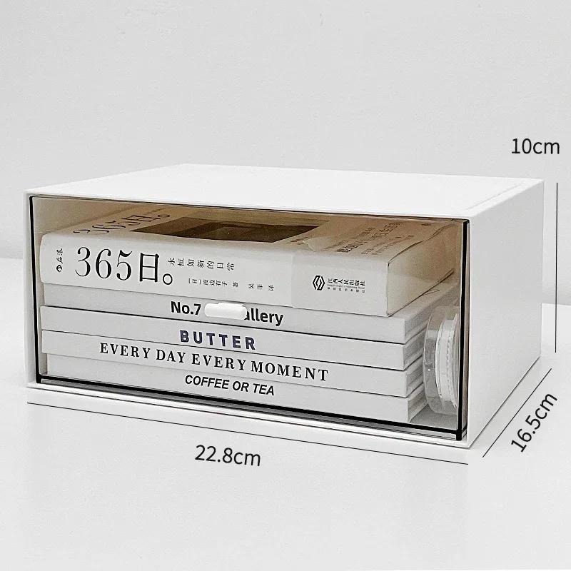 Simple Desktop Drawer Storage Box Organizer Student Dormitory Desk DIY Table Transparent Acrylic Stationery Tape Storage Rack
Simple Desktop Drawer Storage Box Organizer Student Dormitory Desk DIY Table Transparent Acrylic Stationery Tape Storage Rack