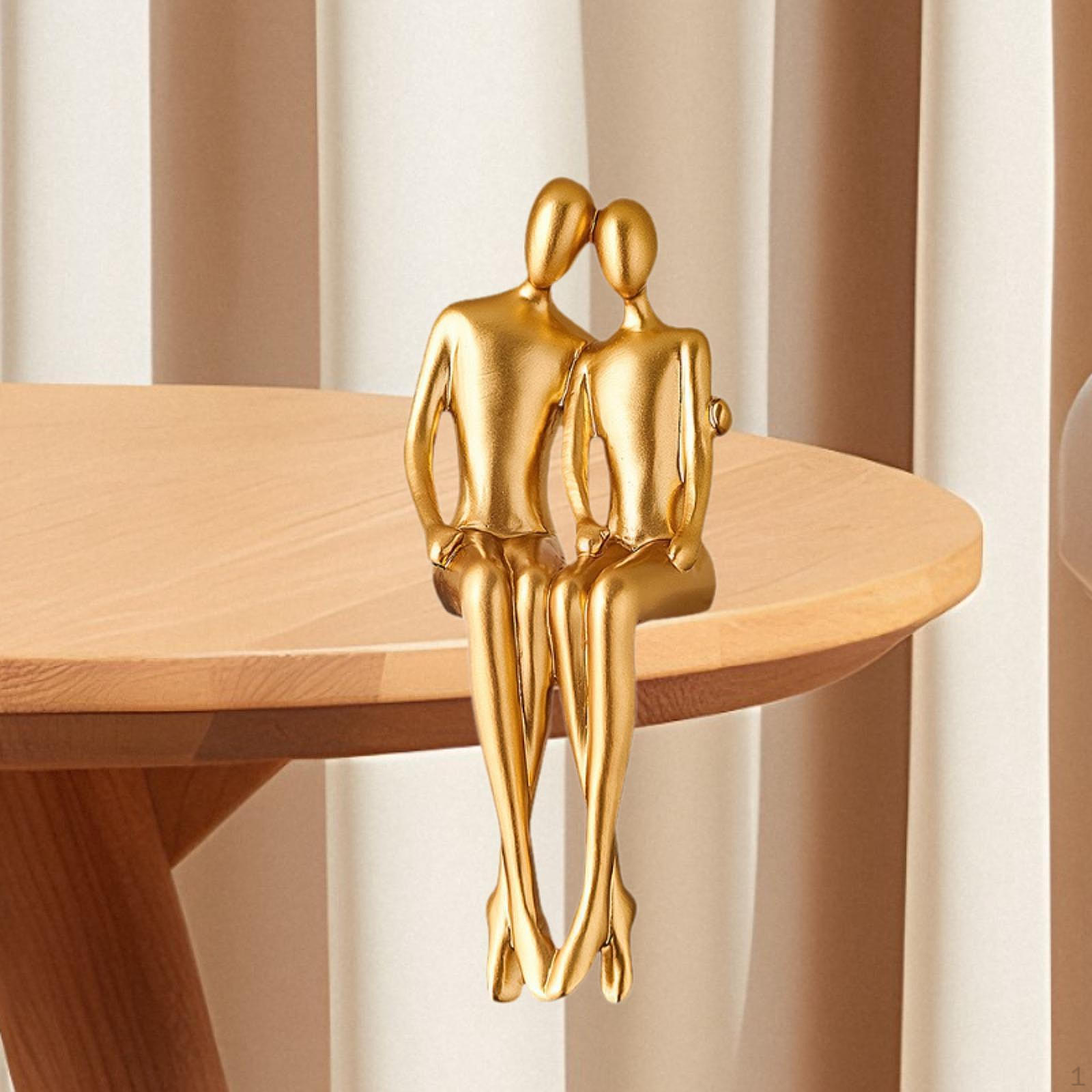 Sitting Couple Statue Posture Figure Character Craft Creative Abstract Ornament for Study
Sitting Couple Statue Posture Figure Character Craft Creative Abstract Ornament for Study