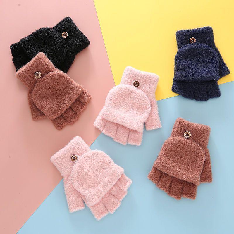 Korean-Style Half-Finger Flip Gloves - Unisex, Thickened Velvet Lining for Autumn and Winter Warmth Flap Half Finger Gloves серый
Korean-Style Half-Finger Flip Gloves - Unisex, Thickened Velvet Lining for Autumn and Winter Warmth Flap Half Finger Gloves серый