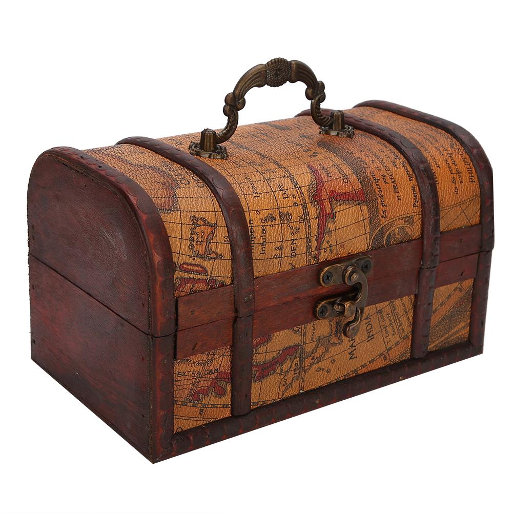 Vintage Jewelry Storage Box Wooden Decoration Dust Proof Display Box Organizer Case(Yellow Map S)
Vintage Jewelry Storage Box Wooden Decoration Dust Proof Display Box Organizer Case(Yellow Map S)