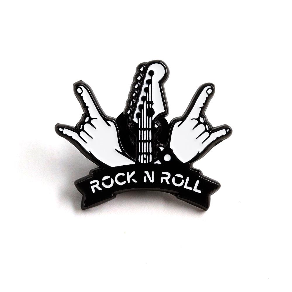 Electric Guitar Headstock Tribute Enamel Pin: Devil s Horn Rock Music Lapel Badge
Electric Guitar Headstock Tribute Enamel Pin: Devil s Horn Rock Music Lapel Badge