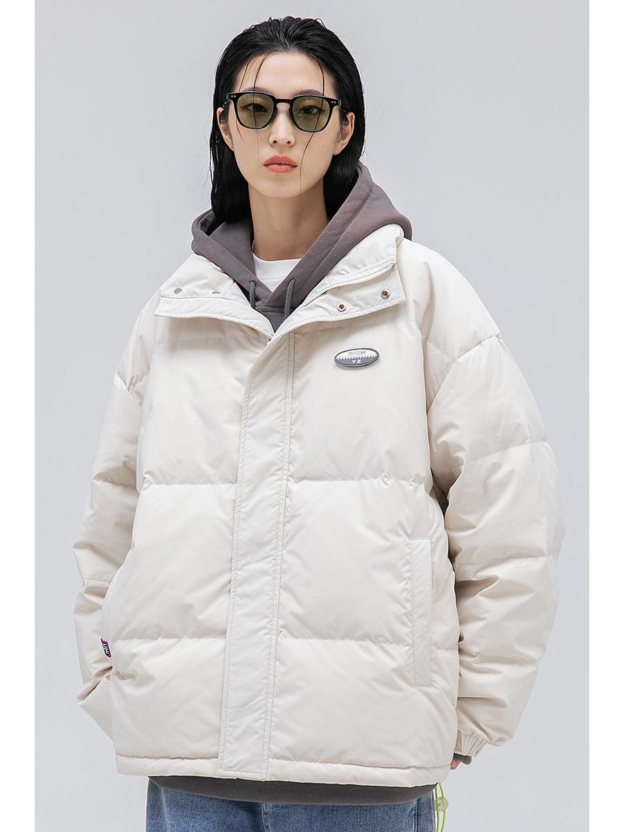 Men s Winter Stand Collar Down Jacket - Thick, 90% White Duck Down, Trendy, Loose-Fit, Warm, Windproof, Waterproof Outerwear for Couples M
Men s Winter Stand Collar Down Jacket - Thick, 90% White Duck Down, Trendy, Loose-Fit, Warm, Windproof, Waterproof Outerwear for Couples M