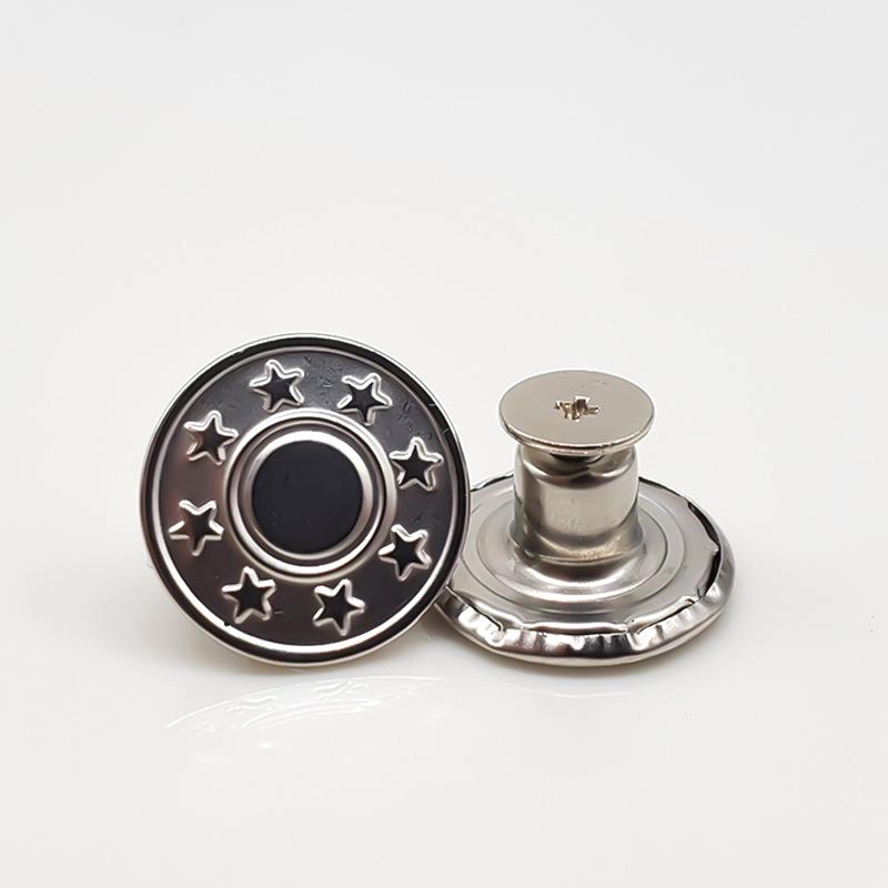5pcs Metal Jeans Button Detachable Pants Snap Fastener Pins Adjustable Jeans Waist Button Sewing Buckles Screw Repair Kits
5pcs Metal Jeans Button Detachable Pants Snap Fastener Pins Adjustable Jeans Waist Button Sewing Buckles Screw Repair Kits
