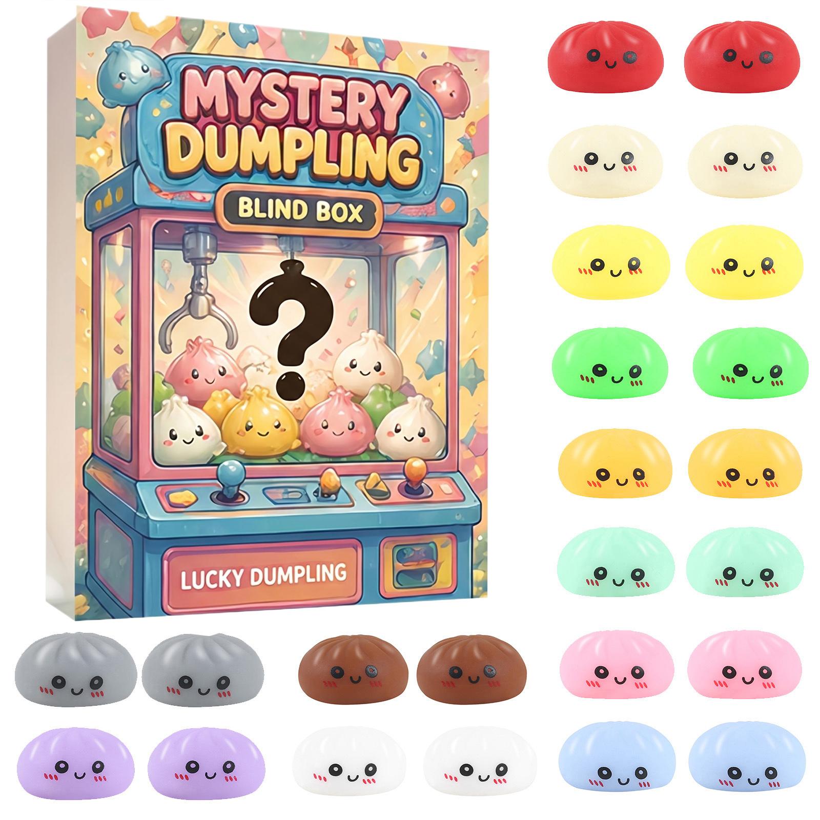 Mystery Dumpling Blind Box Set 24 Pieces Soft Squeeze Toy Assortment for Collection and Sensory Play Cute Design for Desk or Room Decoration One Size
Mystery Dumpling Blind Box Set 24 Pieces Soft Squeeze Toy Assortment for Collection and Sensory Play Cute Design for Desk or Room Decoration One Size