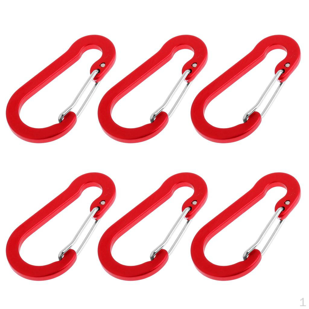 Mini Aluminum Carabiner Keychain Clip Spring Snap Hook Key Chain Belt Hanging Buckle червоний
Mini Aluminum Carabiner Keychain Clip Spring Snap Hook Key Chain Belt Hanging Buckle червоний