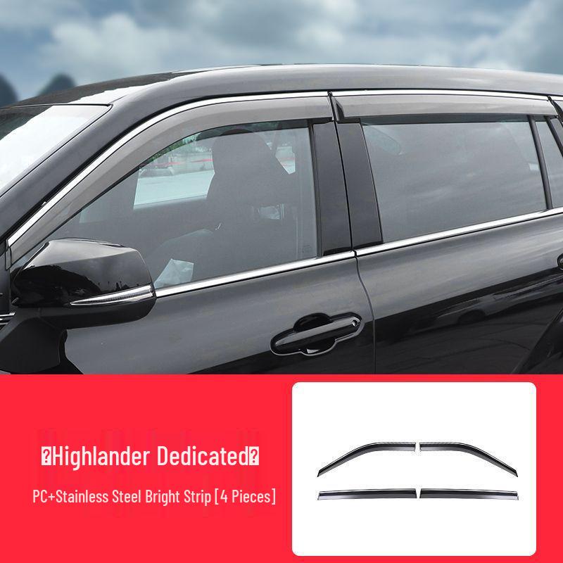 Fourth Generation Toyota Highlander Sun & Rain Visor: Crown Lu Fang Window Shield Decoration
Fourth Generation Toyota Highlander Sun & Rain Visor: Crown Lu Fang Window Shield Decoration