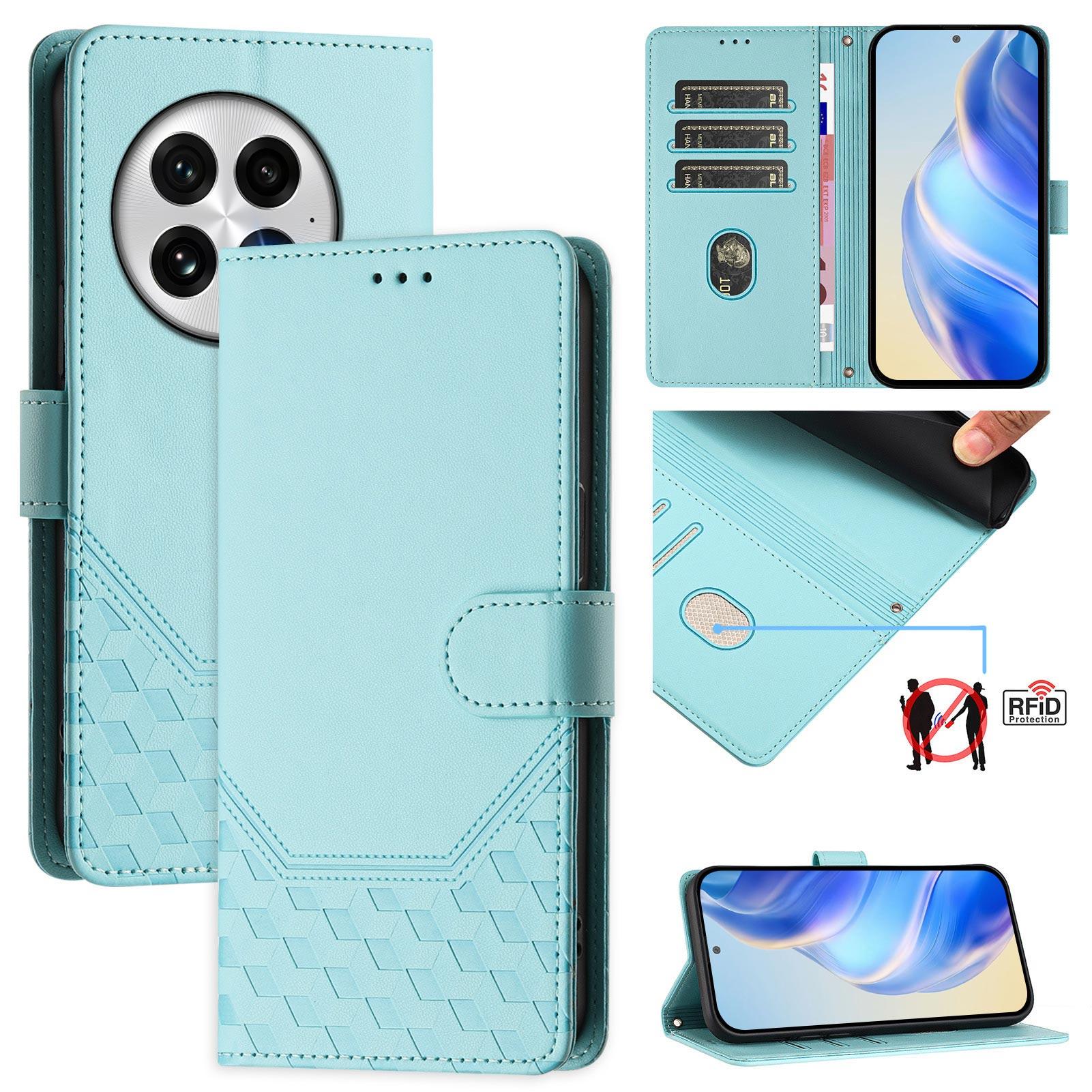 For OnePlus 13 Case Imprinted Honeycomb RFID Blocking Leather Phone Cover with Strap Dark Purple
For OnePlus 13 Case Imprinted Honeycomb RFID Blocking Leather Phone Cover with Strap Dark Purple