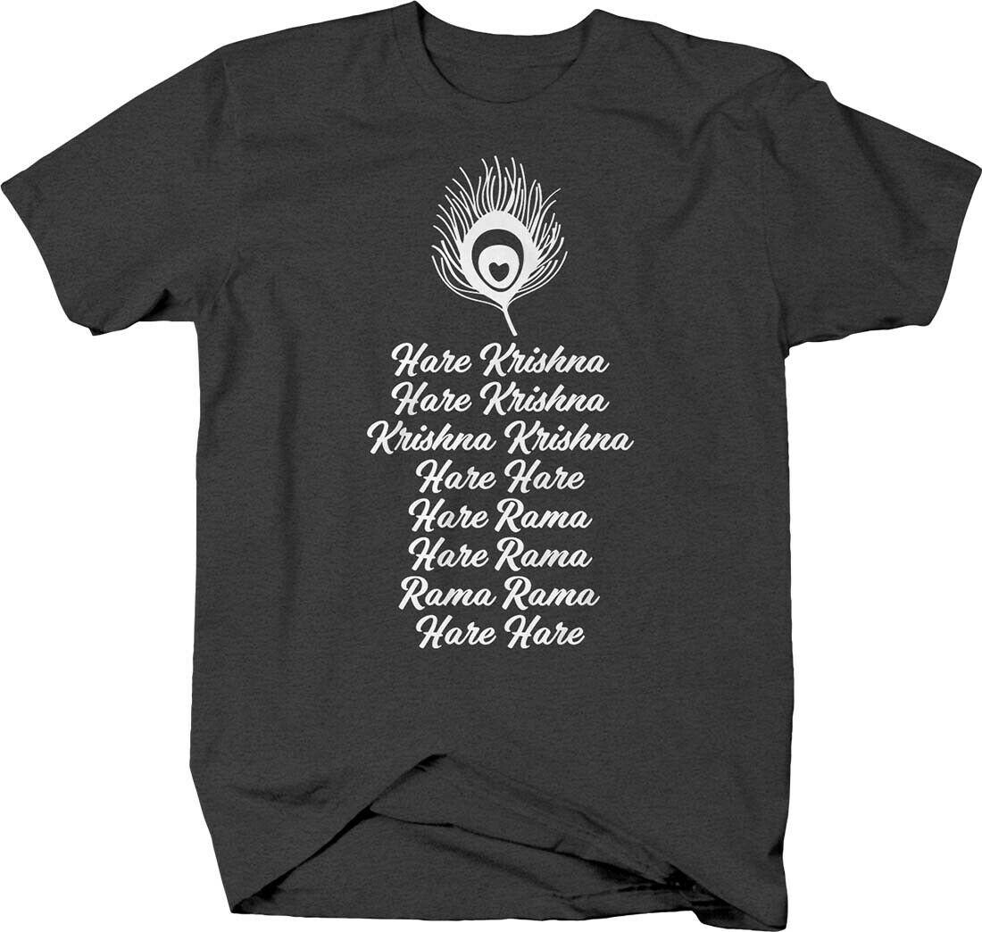 Hare Krishna Rama Prayer Peacock Feather Hinduism TShirt Summer Cotton ONeck Short Sleeve Mens T Shirt New S3XL 4XL
Hare Krishna Rama Prayer Peacock Feather Hinduism TShirt Summer Cotton ONeck Short Sleeve Mens T Shirt New S3XL 4XL