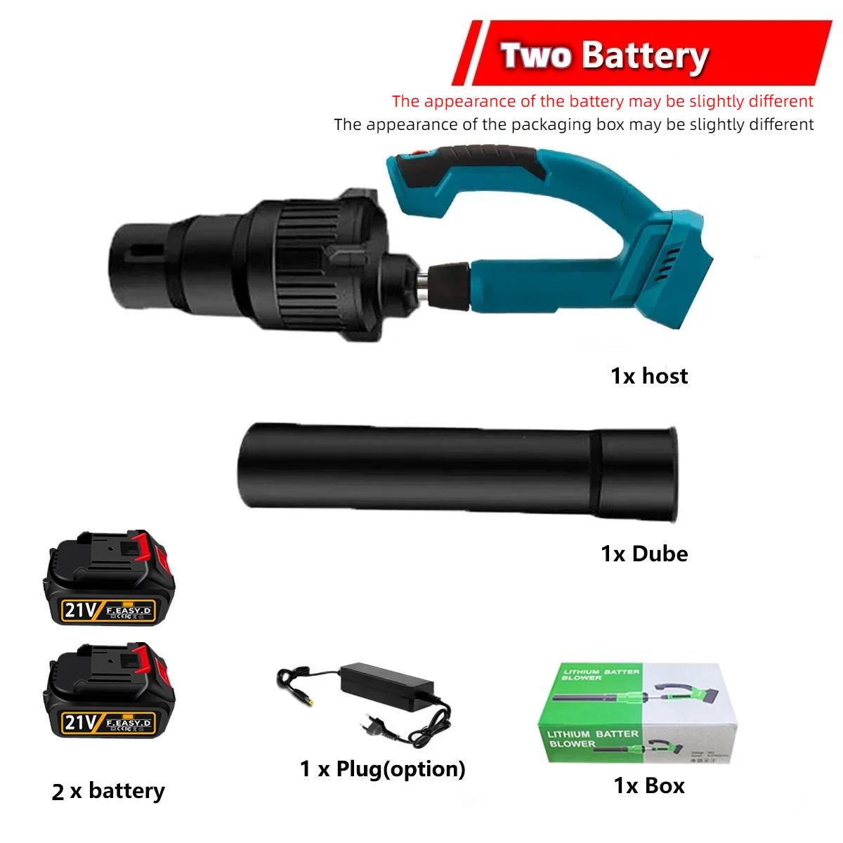 Бесщеточный литиевый аккумулятор 21 В воздуходувка зарядка ручной воздуходувка пылесборник 【2】With 2 Batterys синий/чёрный
Бесщеточный литиевый аккумулятор 21 В воздуходувка зарядка ручной воздуходувка пылесборник 【2】With 2 Batterys синий/чёрный