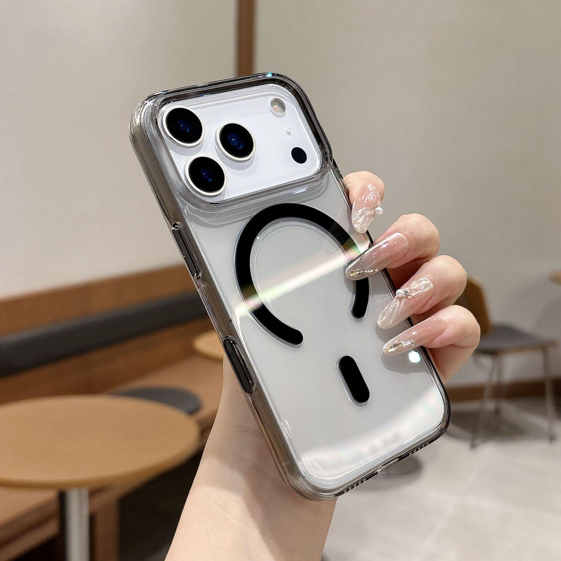 Compatible with Apple 17Pro Max: iPhone 16 Ice Crystal Magnetic Case, 15Pro Max Transparent Anti-drop Cover iPhone 16 Pro Max
Compatible with Apple 17Pro Max: iPhone 16 Ice Crystal Magnetic Case, 15Pro Max Transparent Anti-drop Cover iPhone 16 Pro Max