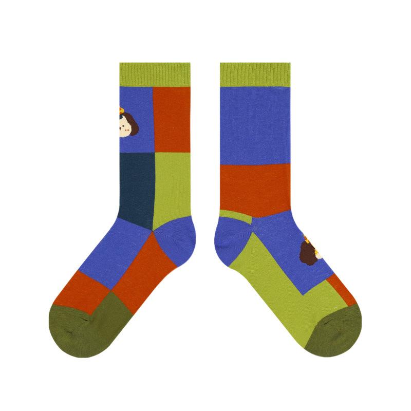 Casual Socks for Children in Summer. Sweet Mid-calf Socks with Trendy and Cute Cartoon Patterns. Women s Cotton Socks. 1 pair
Casual Socks for Children in Summer. Sweet Mid-calf Socks with Trendy and Cute Cartoon Patterns. Women s Cotton Socks. 1 pair