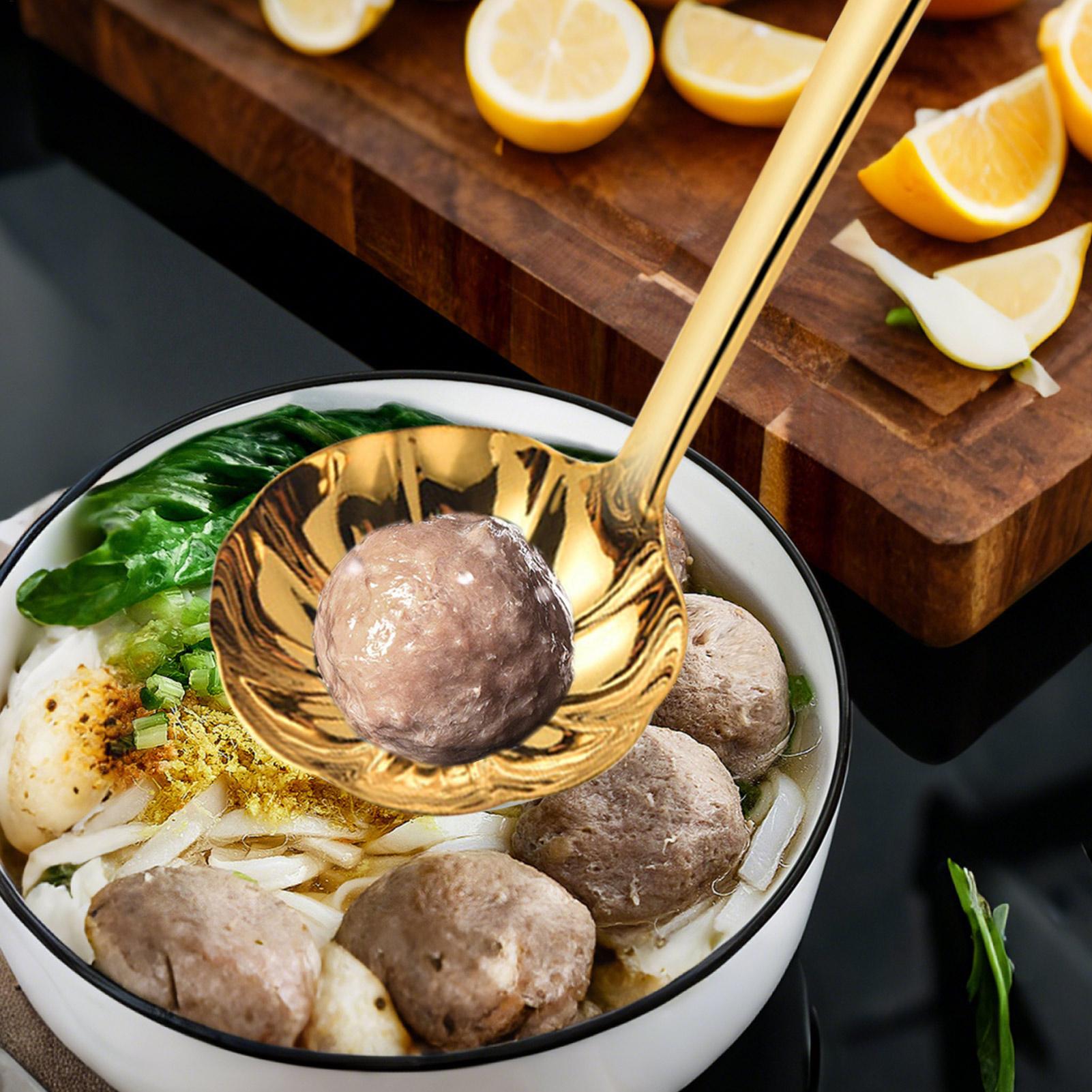 Long Soup Spoon Soup Cooking Spoon For Kitchen Heat Resistant Ergonomic Grip Meal Prep Utensil For Chinese Cuisine Hot Pot срібний
Long Soup Spoon Soup Cooking Spoon For Kitchen Heat Resistant Ergonomic Grip Meal Prep Utensil For Chinese Cuisine Hot Pot срібний