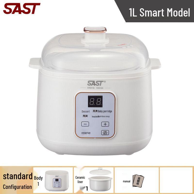 Xianke Multi-functional Electric Stew Pot for Baby Food, Porridge, Sweet Soup, Bird s Nest, and Water Bath. 1.0L Ceramic Inner Pot
Xianke Multi-functional Electric Stew Pot for Baby Food, Porridge, Sweet Soup, Bird s Nest, and Water Bath. 1.0L Ceramic Inner Pot
