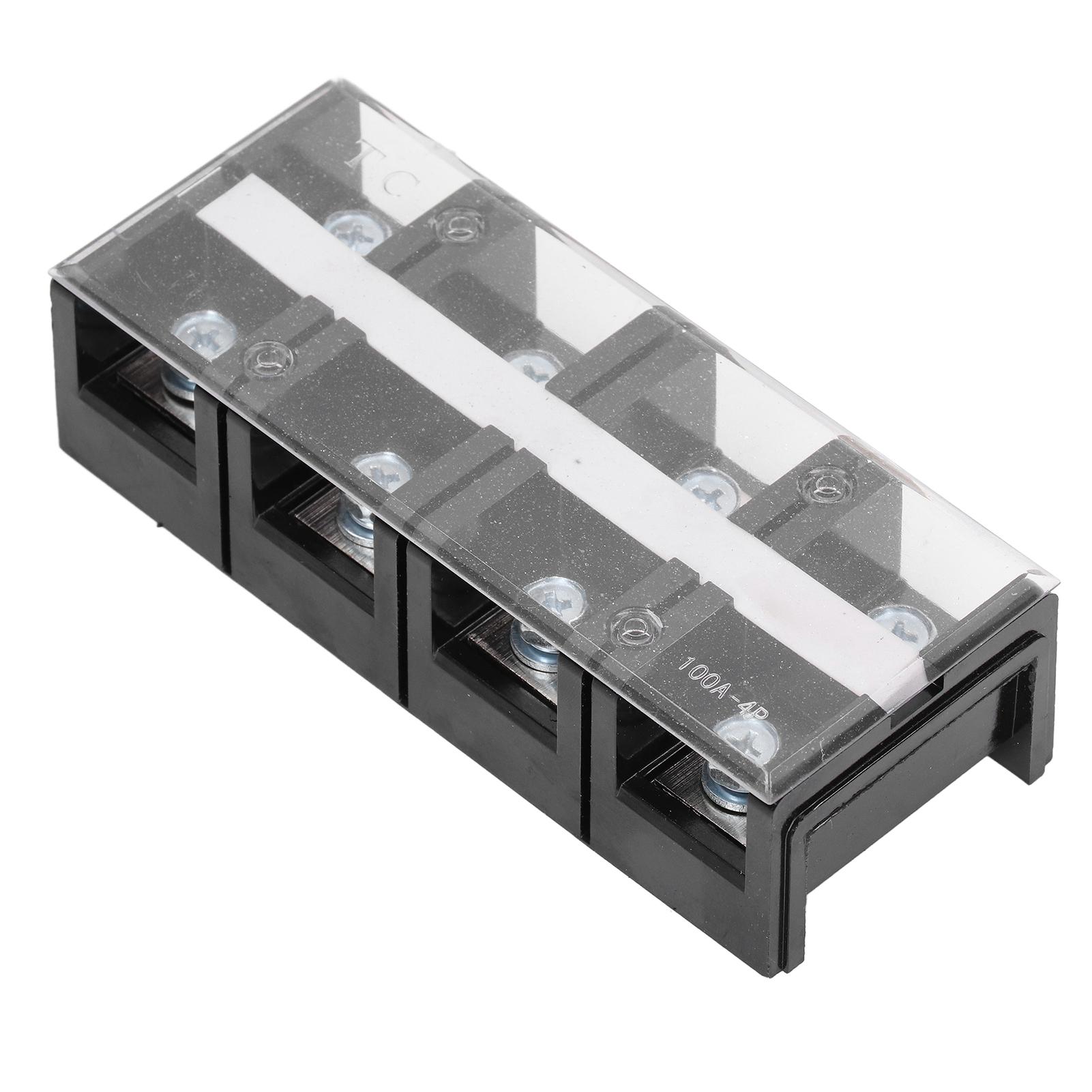 Terminal Block 2 Row Electric Wire Barrier Screw Strip for Power Supply with Cover AC600V
Terminal Block 2 Row Electric Wire Barrier Screw Strip for Power Supply with Cover AC600V