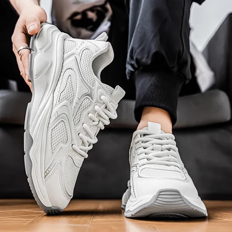 New Tennis Men Soft Soles Comfort Male Sneakers Men s Shoe Breathable Thick Soled Casual Sneakers Outdoor Running Four Seasons 39 бежевий
New Tennis Men Soft Soles Comfort Male Sneakers Men s Shoe Breathable Thick Soled Casual Sneakers Outdoor Running Four Seasons 39 бежевий