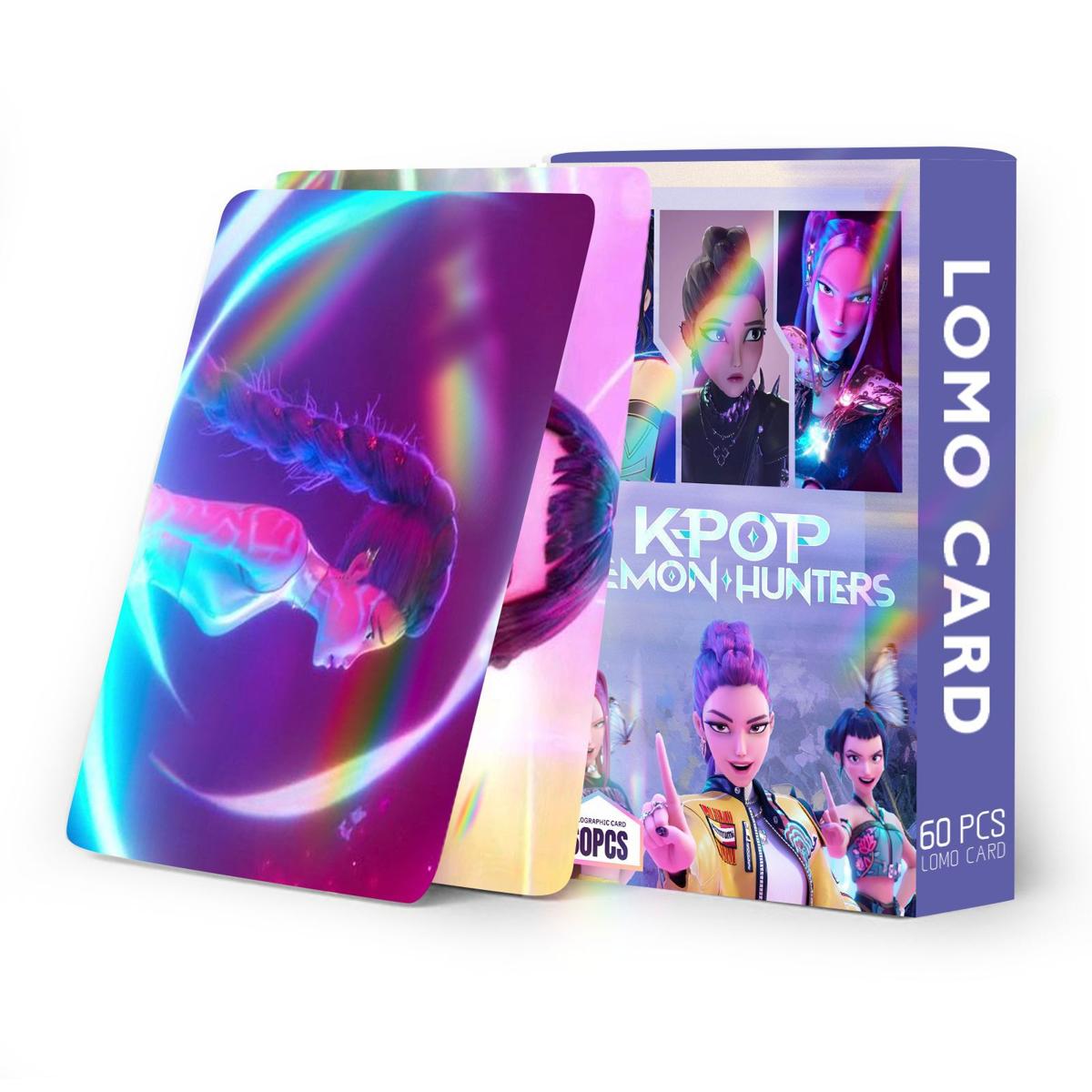Набор карточек Кпоп Охотиницы на демонов KPop Demon Hunters Руми, Мира, Зои, тигр Дерпи фотокартки карты 60 шт різнокольоровий
Набор карточек Кпоп Охотиницы на демонов KPop Demon Hunters Руми, Мира, Зои, тигр Дерпи фотокартки карты 60 шт різнокольоровий
