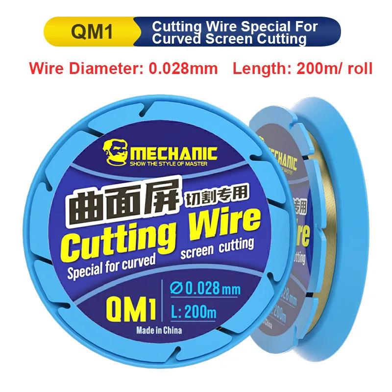 MECHANIC QM1 ZM1 Cutting Wire Straight Screen Curved Screen Cutting Wire 0.028 0.03mm Special For Cutting Phone Screen Separator
MECHANIC QM1 ZM1 Cutting Wire Straight Screen Curved Screen Cutting Wire 0.028 0.03mm Special For Cutting Phone Screen Separator