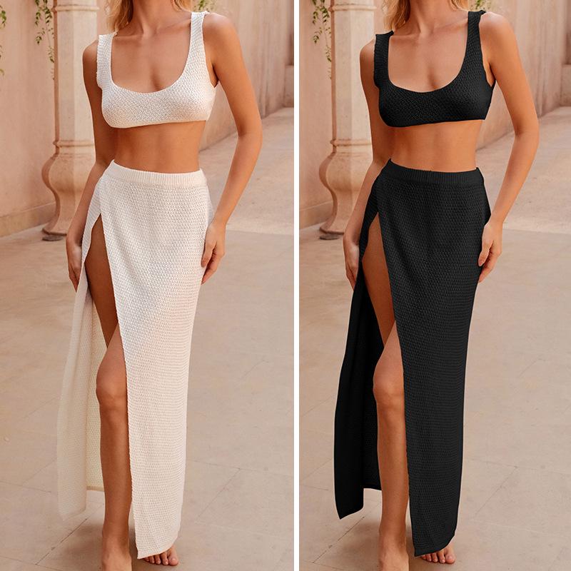 Boho Chic Asymmetrical Back Tie Slit Dress & Beach Cover-Up Set with Sun Protection Medium
Boho Chic Asymmetrical Back Tie Slit Dress & Beach Cover-Up Set with Sun Protection Medium