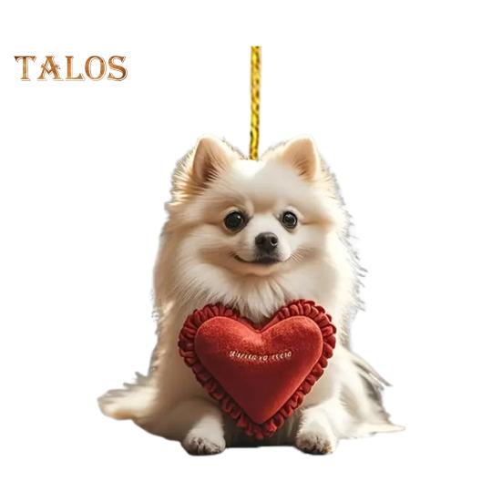 Украшение для собак на День святого Валентина, акриловое подвесное украшение в виде животного, мультяшный щенок, подвеска для зеркала заднего вида автомобиля, рождественское украшение на елку A
Украшение для собак на День святого Валентина, акриловое подвесное украшение в виде животного, мультяшный щенок, подвеска для зеркала заднего вида автомобиля, рождественское украшение на елку A