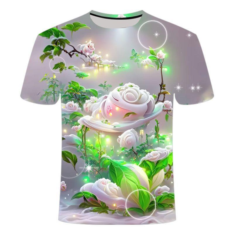 Лето 2024 года, новый цветочный пейзаж с 3D-цифровой печатью, короткий рукав, облегающий крой, крутые мужские и женские футболки 6XL
Лето 2024 года, новый цветочный пейзаж с 3D-цифровой печатью, короткий рукав, облегающий крой, крутые мужские и женские футболки 6XL