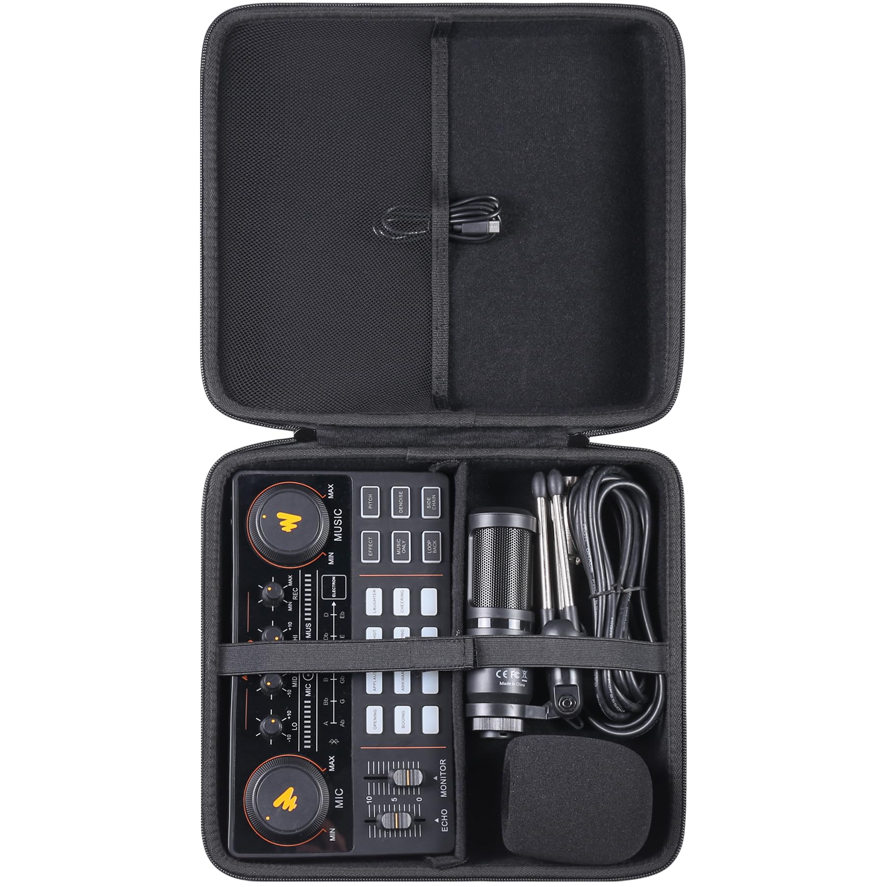 Совместимый с чехлом для хранения Khanka аудиоинтерфейс MAONO Audio Mixer (AU-AM200-S1) (Только случай)
Совместимый с чехлом для хранения Khanka аудиоинтерфейс MAONO Audio Mixer (AU-AM200-S1) (Только случай)