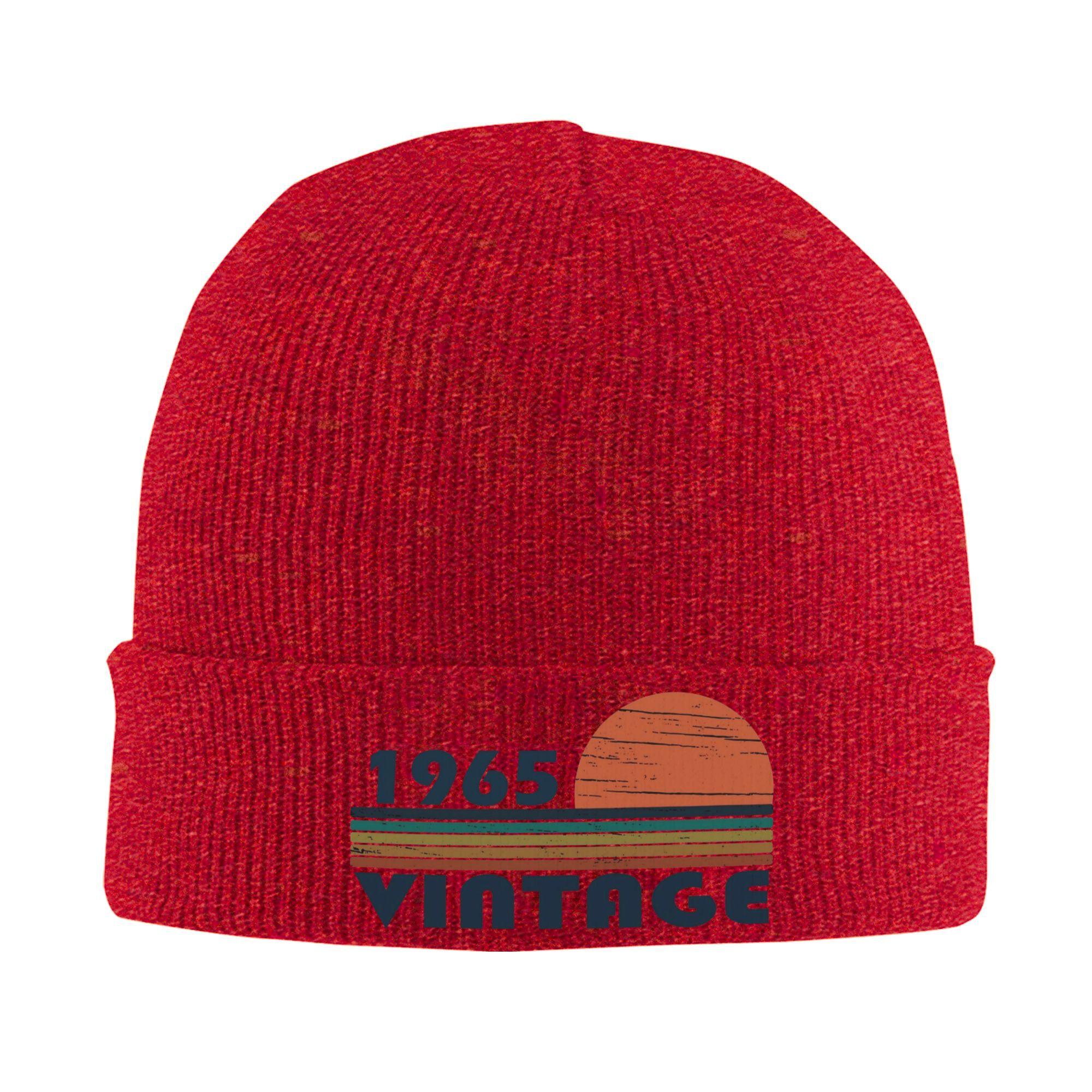 Born in 1965 Vintage 60th Birthday Knitted Hat Casual Caps Adult Unisex Outdoor Beanie Hats Winter Design Elastic Bonnet Hats One Size
Born in 1965 Vintage 60th Birthday Knitted Hat Casual Caps Adult Unisex Outdoor Beanie Hats Winter Design Elastic Bonnet Hats One Size
