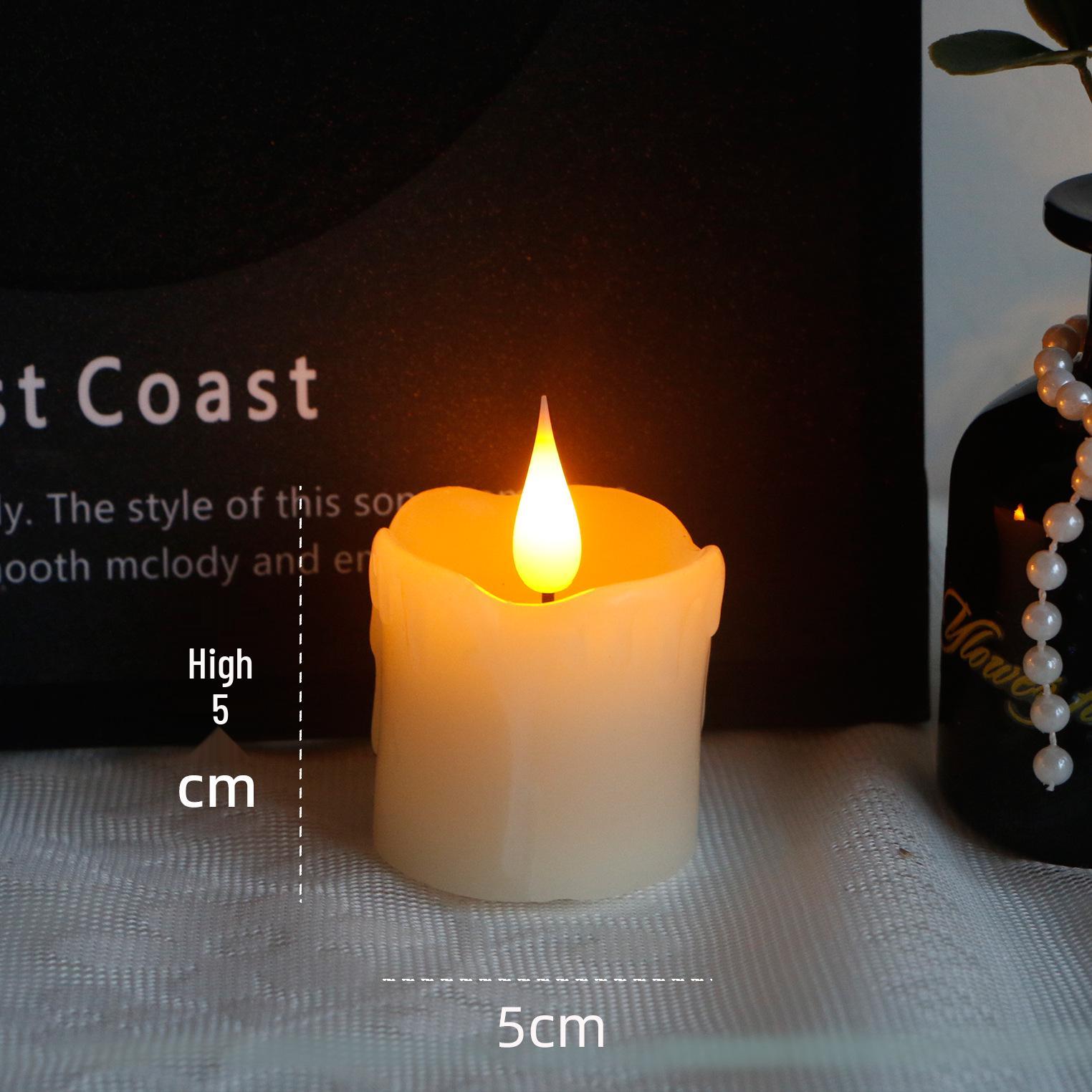 Water Drop LED Candle Lamp with Tear 2032 Battery for Concerts and Weddings Ivory White 5*5cm
Water Drop LED Candle Lamp with Tear 2032 Battery for Concerts and Weddings Ivory White 5*5cm